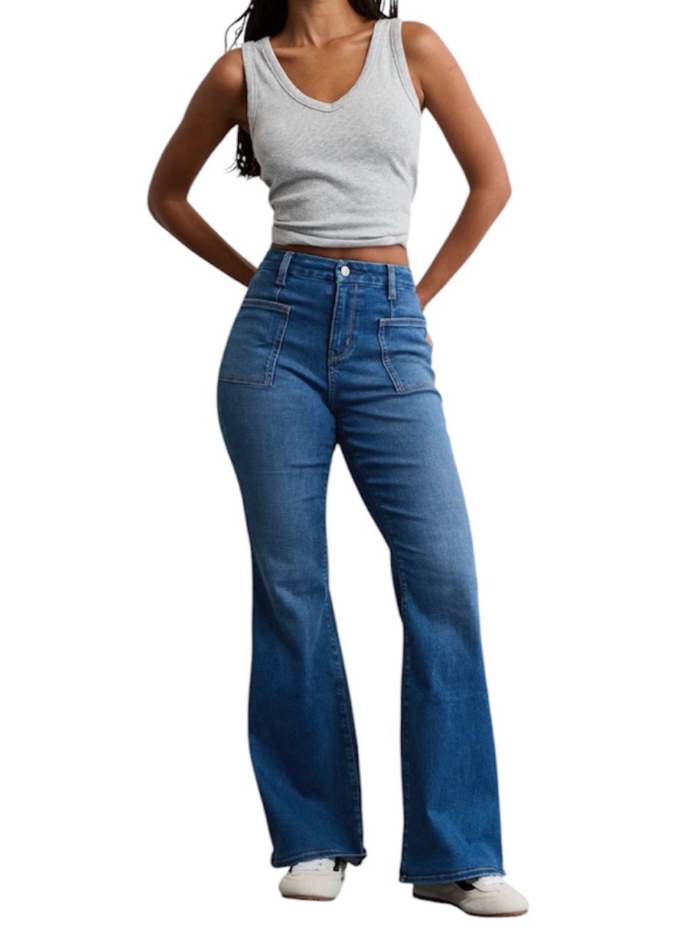 AE Next Level Curvy Super High-Waisted Flare Jean